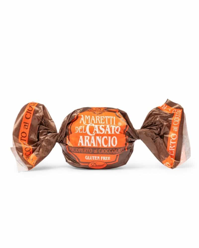 Amaretto all’Arancia ricoperto al cioccolato