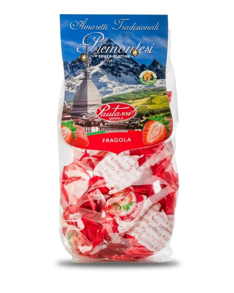 Confezione Amaretti Piemontesi Fragola – 200 g